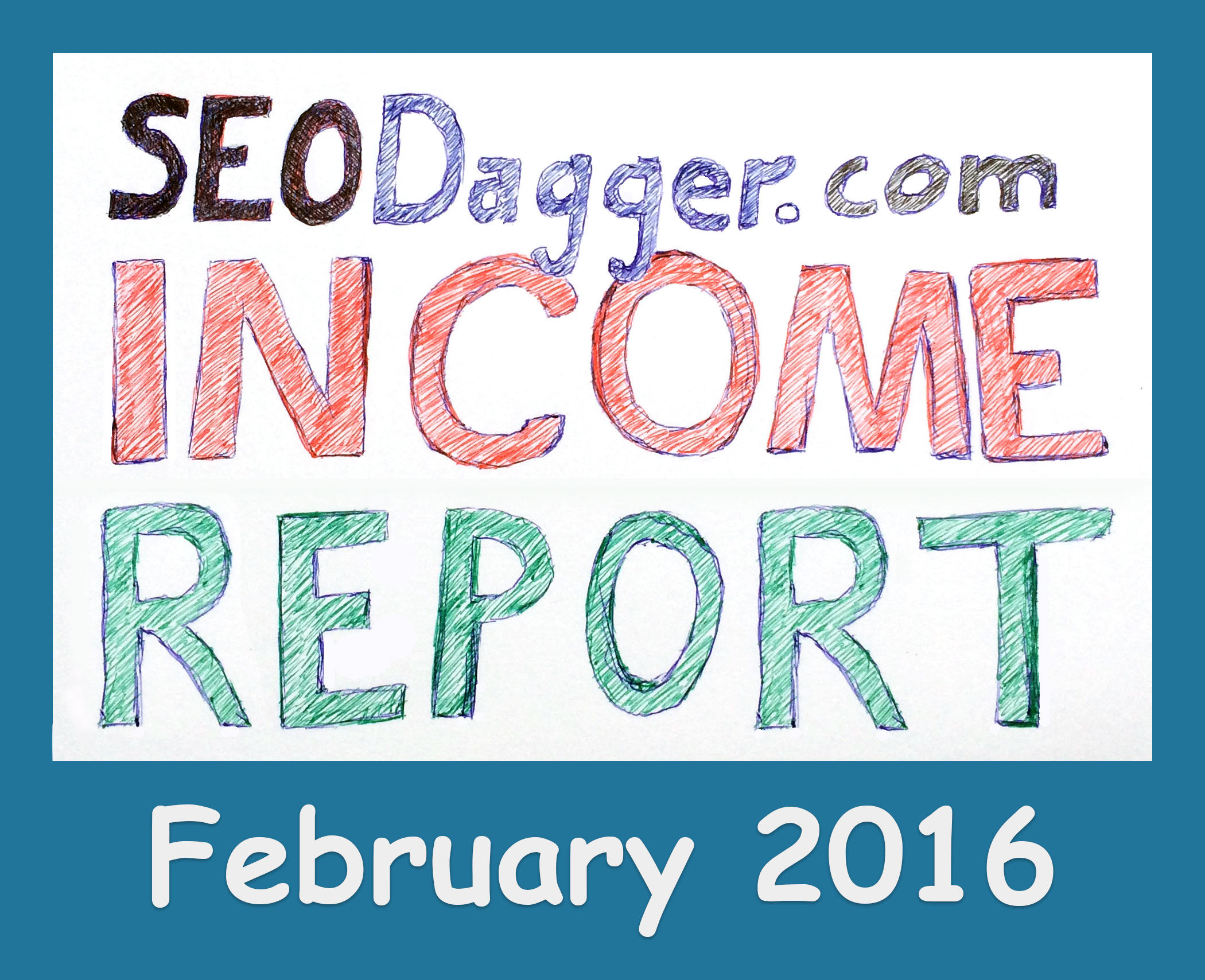February 2016 Income Report